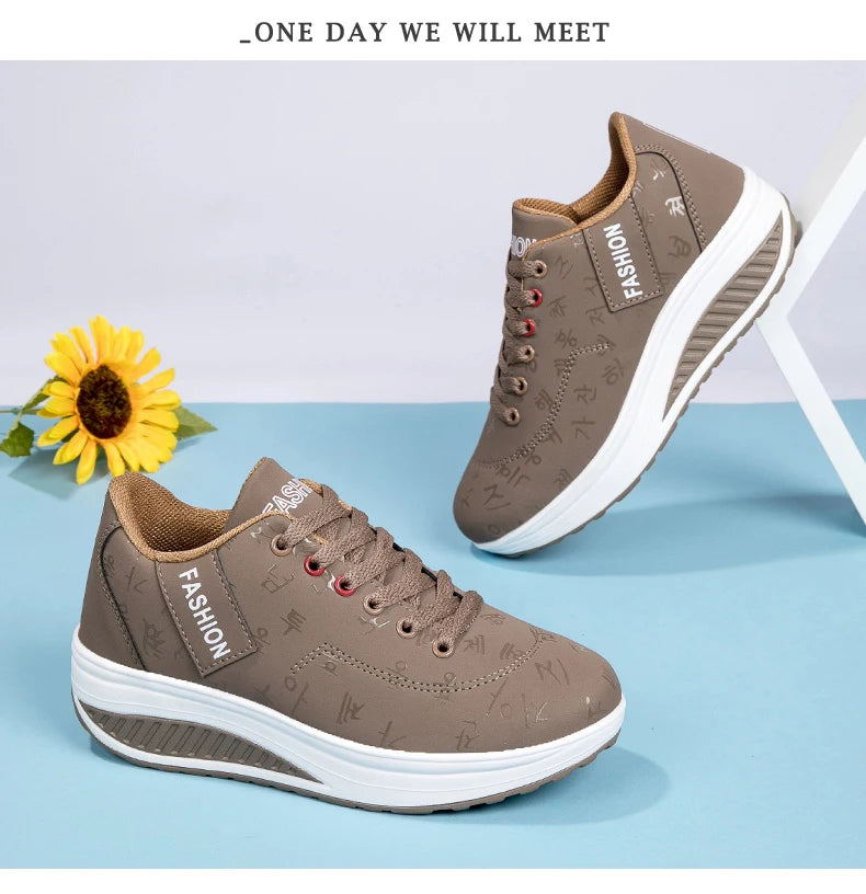 Damen-Sneaker, modische vulkanisierte Damenschuhe, flache Damenschuhe zum Wandern, Plateauschuhe, Übergrößen, Zapatillas Mujer