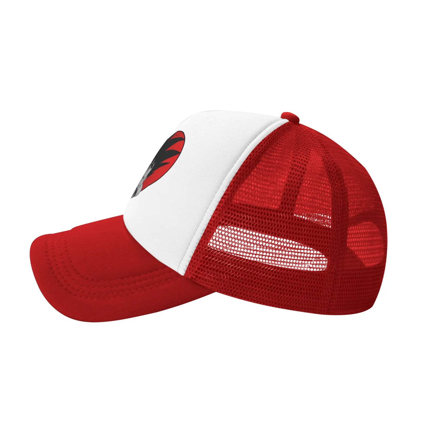 Dragon Ball DBZ Goku Mesh Baseball Cap Adult Vintage Trucker Cap Red Heart Hats Adjustable Polyester Dad Hat Spring Trucker Caps