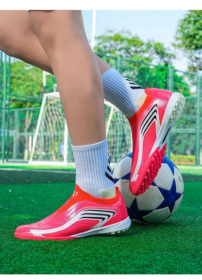 Nouvelles chaussures de football pour hommes, baskets de futsal très populaires, chaussures de football pour matchs sur gazon, entraînement, chaussures de football de haute qualité, crampons antidérapants, pour intérieur