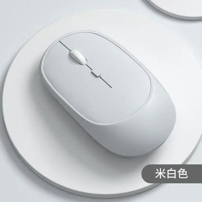 Bezdrôtová myš Lenovo USB, nabíjateľná, ergonomická, s nastaviteľným DPI, tichá kancelárska optická myš 2.4G Bluetooth na hry a kanceláriu