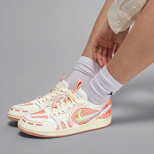 Nike JORDAN authentiques : chaussures de sport décontractées rembourrées pour femme, style classique HQ2186-180