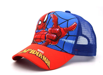 Cartoon Baseball Stamp Caps Children Snapback Hats Kids Spring Autumn Hip Hop Hat Boys Girls Cute Photography Props Caps Gift