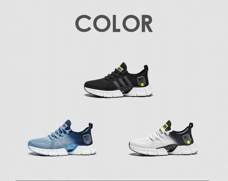 New Fashion Running Sport Shoes Men Sneakers Lightweight Breathable Mesh Comfortable Men's Casual Shoes Outdoor Jogging Zapatos