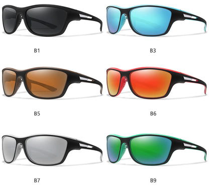 Men Women Polarized Cycling Sunglasses Outdoor Driving Hiking Eyewear Fishing Anti-glare UV400 Protection Sun Glasses