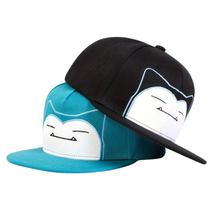 Anime  Pokemon Kawaii Characters Pikachu Squirtle Embroidery Baseball Cap Adjustable Cosplay Hip Hop Baseball Cap Cartoon Hats