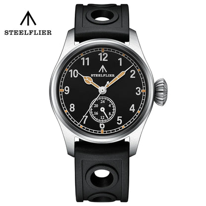 STEELFLIER Official SF746 Luxury Quartz Wristwatch Swiss Luminous VH60 Mute Movement 20Bar Waterproof Multi-time Zone Watches