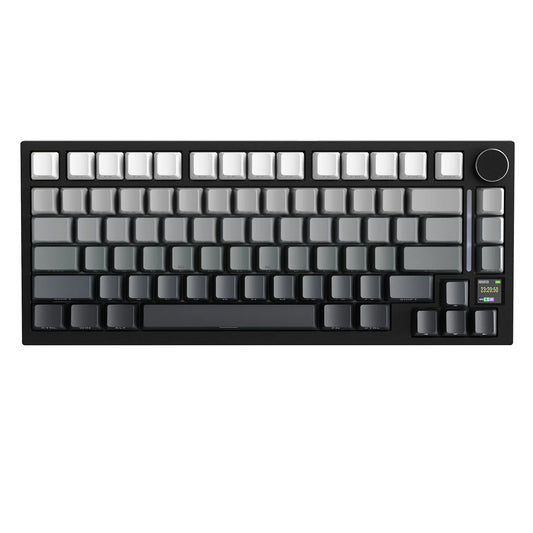 ATTACK SHARK X820 Ultra Wireless Mechanical Keyboard with TFT Smart Display & Knob, 75% Hot Swappable, BT/2.4G/Wired, Gift Switch