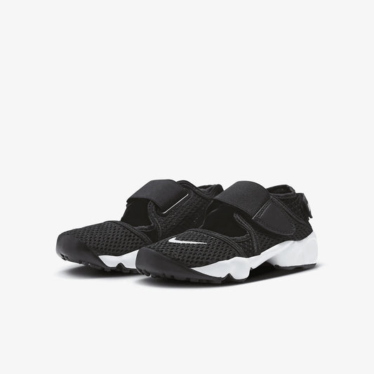 Oryginalne sandały sportowo-rekreacyjne Nike Air Rift dla starszych dzieci, z siateczką zapewniającą przewiewność, rozmiar 322359-014