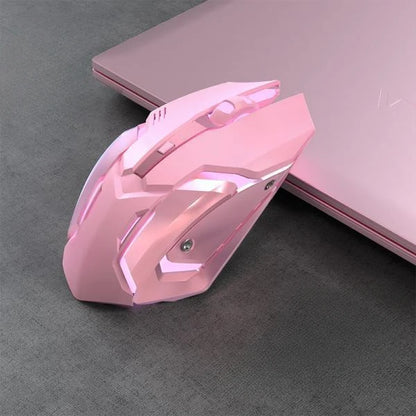 Gaming Mouse Rechargeable 2.4GWireless Bluetooth Mouse Mute Ergonomic Mouse for Computer Laptop LED Backlit Mice