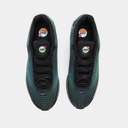 Nike Rear-Cushioning Air Cushioning Support Wear-Resistant Fitness Training Men's Running Shoes New Unique Textured Commuter Sports Running Shoes Air Max Dn Peacock Green Trendy Versatile Travel Casual Sports Shoes Niche Desi