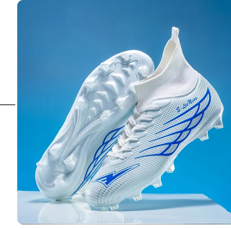 Nouvelles chaussures de football pour hommes, chaussures de sport pour terrain gazonné, chaussures de football pour matchs en plein air, chaussures d'entraînement professionnelles antidérapantes, chaussures ultralégère
