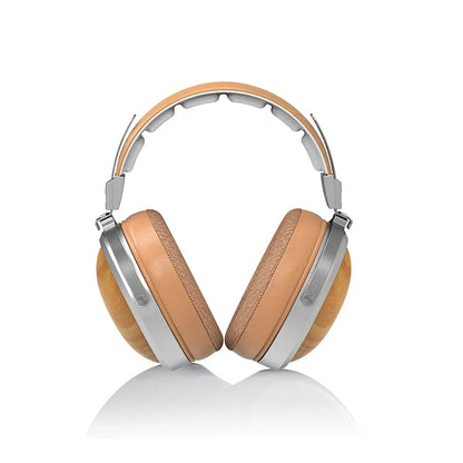 FiiO FT1 Professional Wired HiFi Monitor Headphones – North American Walnut Over-Ear Dynamic Stereo Headset with Leather & Metal Build