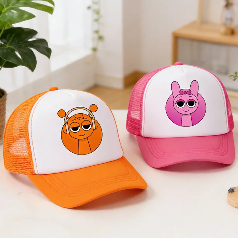 Sprunkis basebollkeps – enkel, moderiktig, sportig och avslappnad huvudbonad – populär spel- och animefigurhatt – sommarhatt med solskydd – födelsedagspresent
