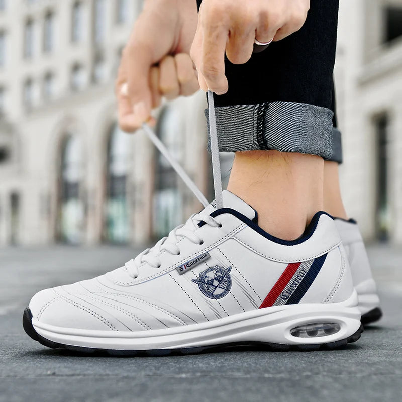 Mens Sports Shoes Big Size Breathable Comfortable Wear-resistant Snekaers Soft Sole Casual Flat Running Shoes for Man