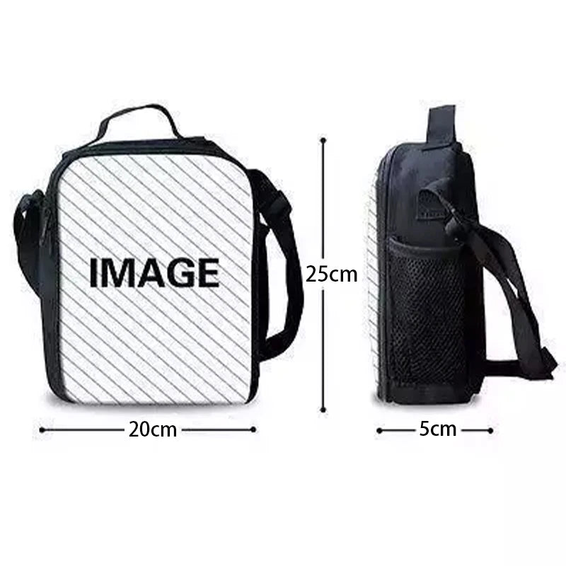 Hot Game Child Backpacks Lunch Bag Pencil Case Pupil Large Capacity School Bags Design-F-FortniteS For Boy Girl Best Gift