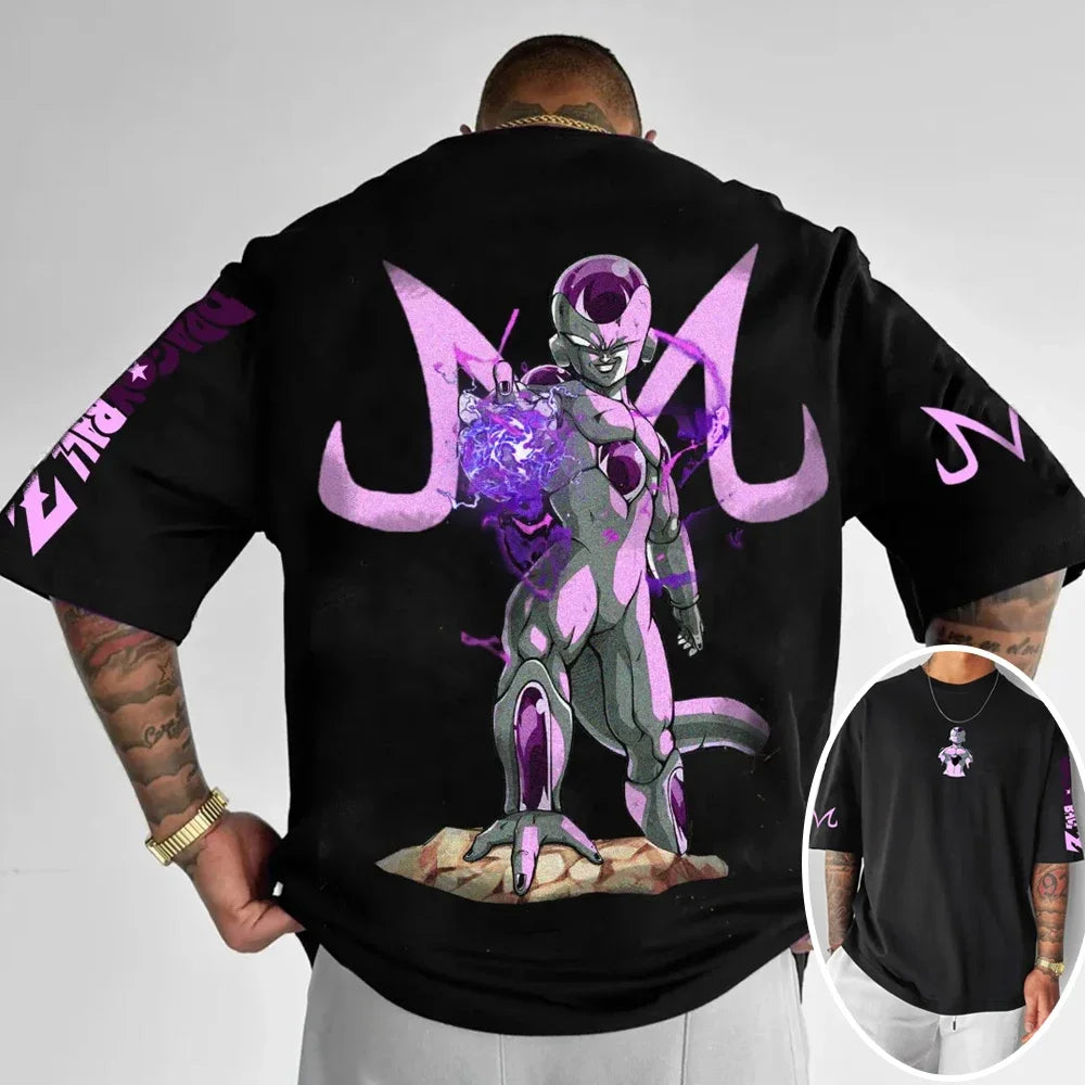Dragon Ball Japanese Anime Printed Men's T-Shirt Majin Buu Boys Children Harajuku Short Sleeve Kids Goku T-shirt Summer Clothing