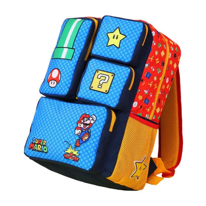 In Stock Minecraft Backpack Large Capacity Lightweight Pressure Relief Cartoon Print Outdoor Travel Hiking For Men Students