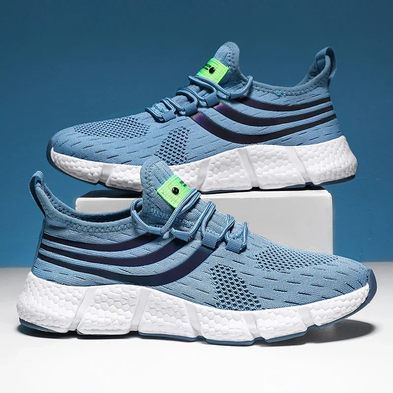 Pantofi sport casual pentru bărbați, adidași ușori și respirabili, antiderapanti, pentru alergare în aer liber, plimbare, tenis și jogging