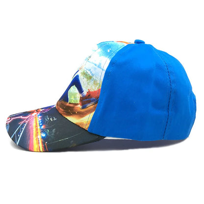 50-54cm Children's Sonic Cartoon Baseball Cap Anime Hedgehog ShadowTails Knuckles Character Sun Protection Cap Accessory Gifts