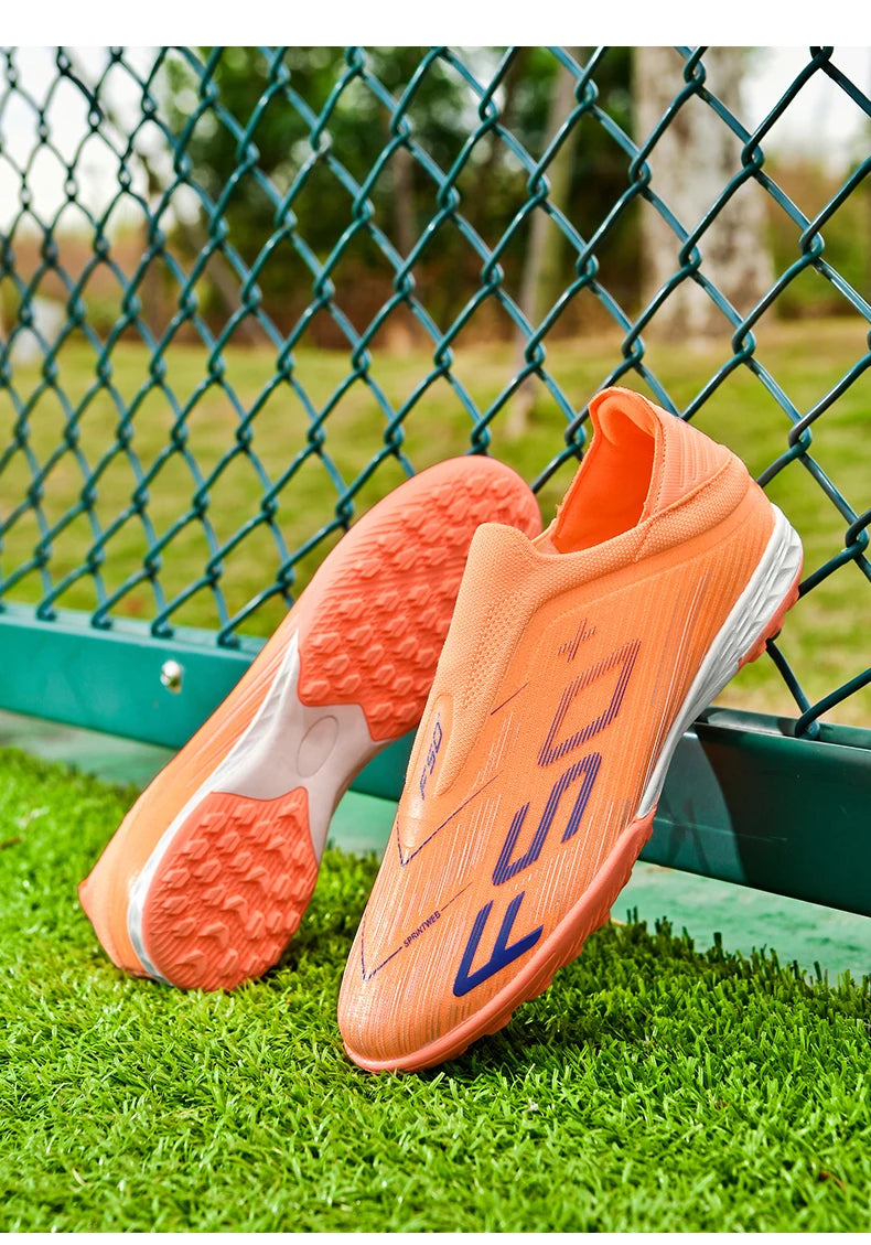 New Men's Football Boots Turf Soccer Shoes Sport Ultralight Comfortable Cleats Futsal Non-Slip FG Grass Indoor Adult Non-Slip