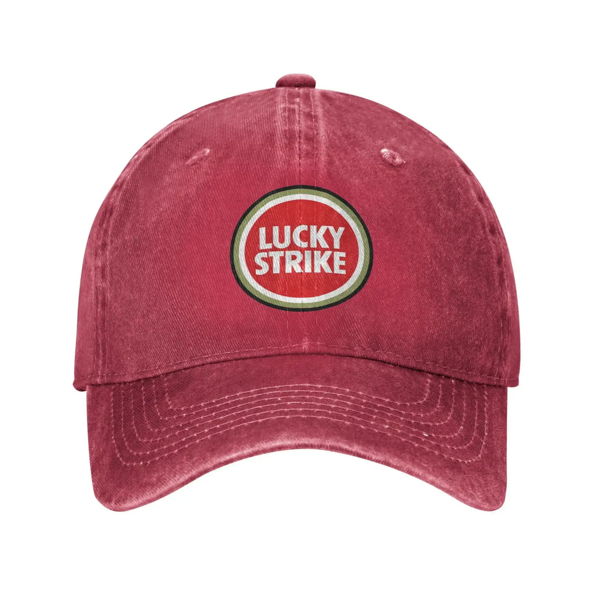 Lucky Strike Letters Troye Sivan Musik Sport Retro Cowboy Tvättade basebollkepsar Herr Denim Street Tide-hatt Vandring Herr Dad Cap