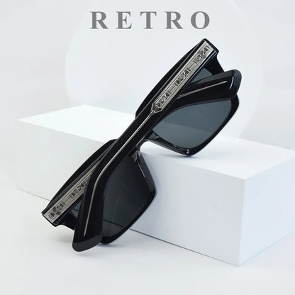 2026 Sunglasses Thick Heavy  Japanese Style Men Fashion Sun glasses brand Acetate High Quality Classical Uv400 QUENTIN Sunglass
