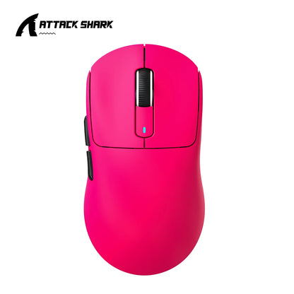 Ποντίκι τριπλής λειτουργίας ATTACK SHARK X3 1K Hz, X3Pro ασύρματο ποντίκι Bluetooth 4K Hz ελαφρύ, PAW3395, ταχύτητα κίνησης 650IPS