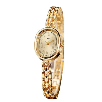 Fashion Women Watches Simple Oval Dial Bracelet Quartz Watches Student Luxury Gift Wristwatches Dropshipping Relojes Para Mujer