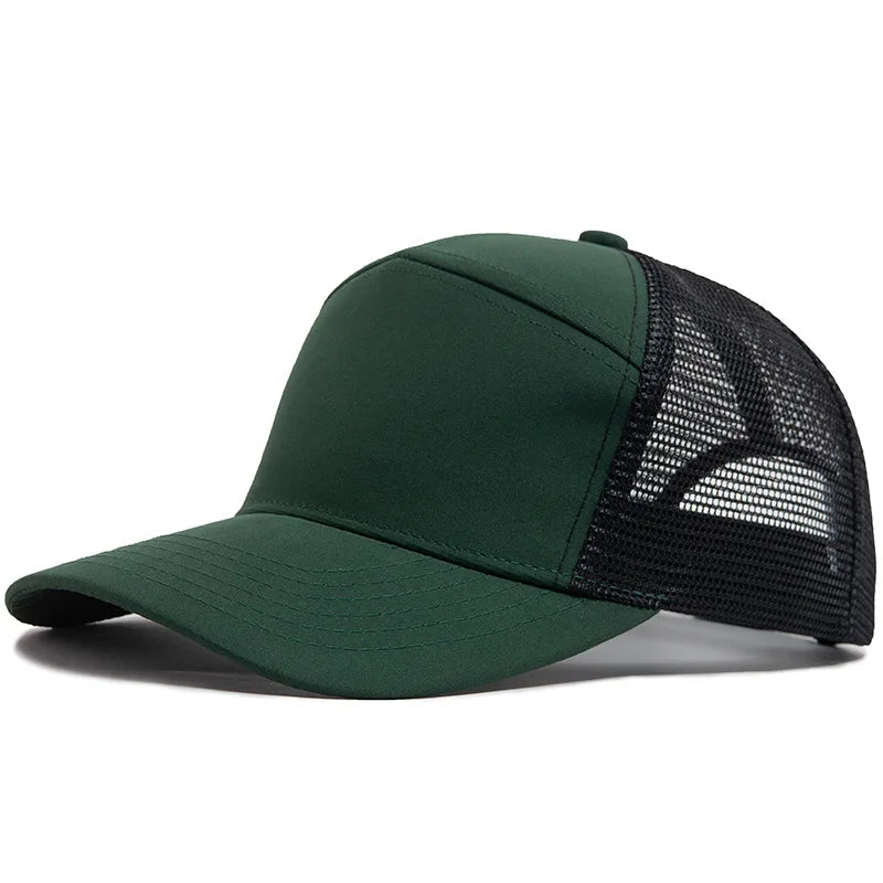 Summer 7 Panel Baseball Cap Fashion Hip Hop Mesh Caps Men Truckers Hat Visor Hardtop Snapback Women Unisex Cool New Brand