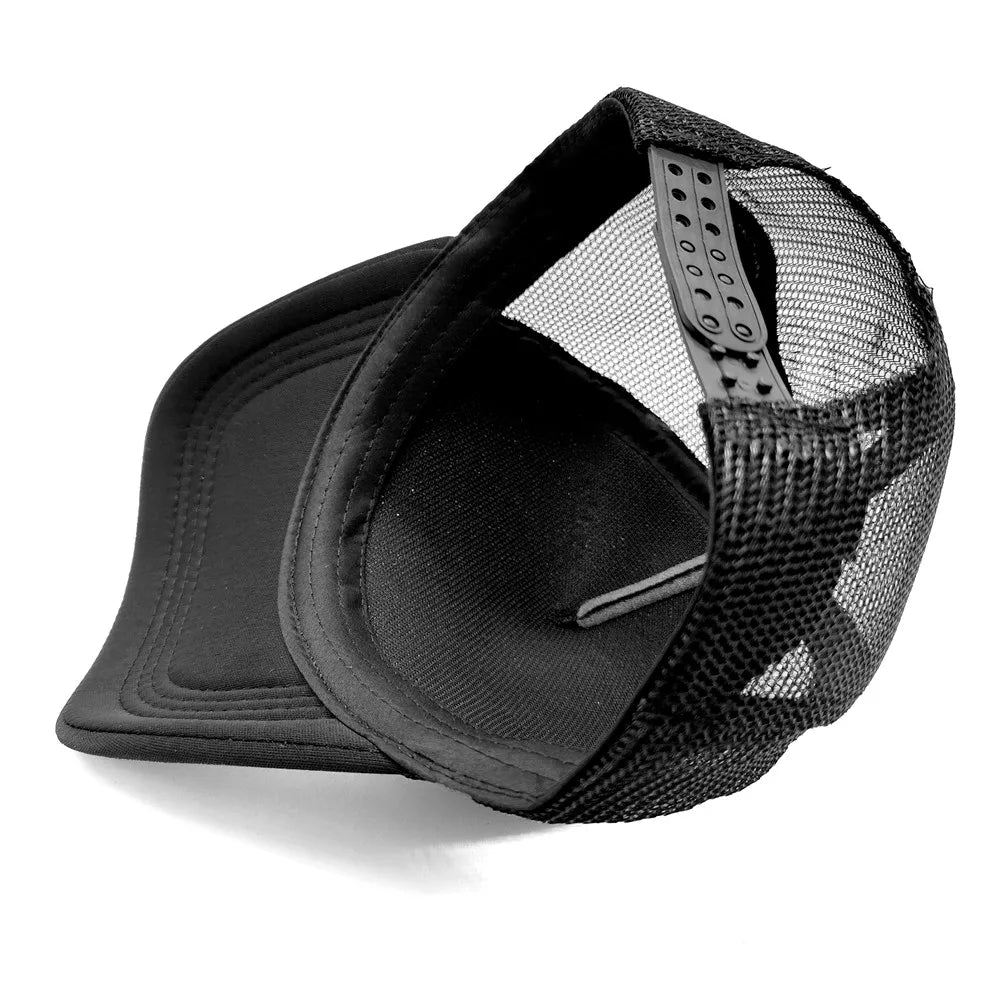 Fiske-skelett-trucker-keps, sommar, herr, cool fiskarkeps, basebollkeps, unisex, utomhus, nätkepsar, MZ-238