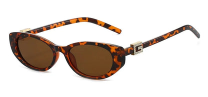 Sexy Cat Eye Sunglasses Women Vintage Small Frame Leopard Sun Glasses Female Black Shades Ladies Fashion Eyewear Oculus De Sol