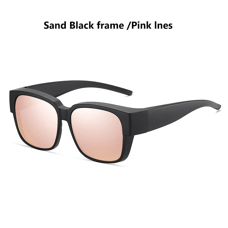 Fit Over myopia glasses cover Sunglasse Polarized Men Women UV400 Goggles Outdoor Travel Driving Anti-Glare Cover Sun Glasses