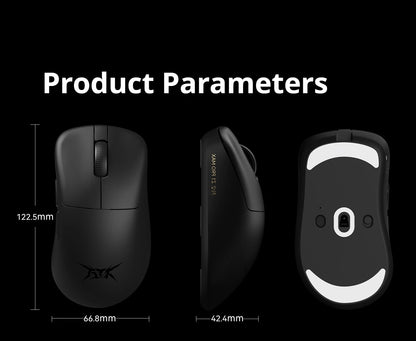 ATK Z1 Pro Max Ultra Wireless -pelihiiri, mukautetut tassut, PAW3950, Ultra Smart Speed Wireless, 8k Polling Rate, 0.39ms matala viive