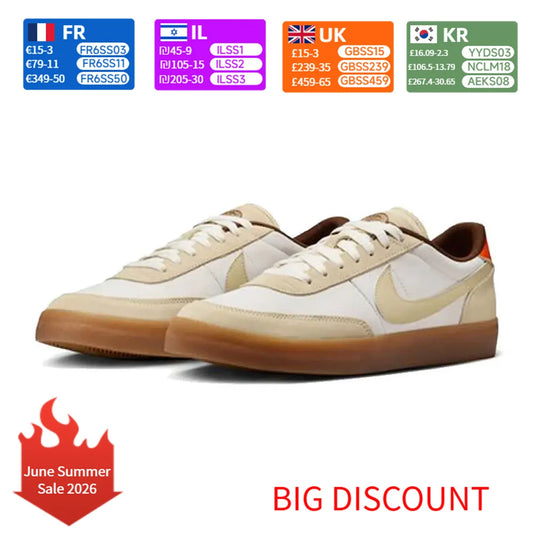 NIKE Killshot 2 Unisex-Lifestyle-Schuhe – bequem, gepolstert, leicht, strapazierfähig, für den lässigen Alltag HM3730-179