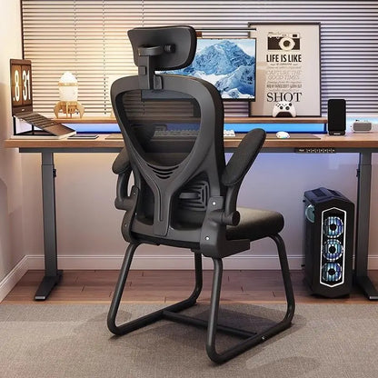 Chaise de bureau ergonomique pour jeux vidéo, idéale pour de longues heures de travail, confortable, avec dossier réglable et inclinable, pour la maison et les études.