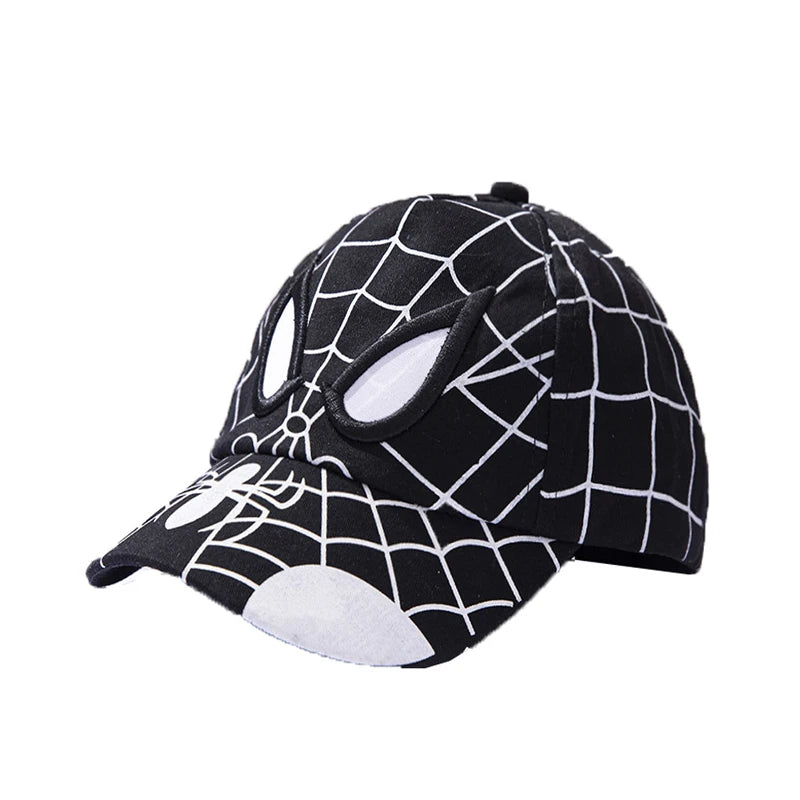 HotToys Spiderman Baseball Cap Boys Grils Hats Superhero Peripheral Cosplay Props Childrens Gift Sunhat Fashion Accessory 3-7y