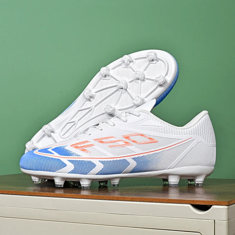 Nouvelles chaussures de football pour hommes, chaussures de futsal à cheville haute, respirantes, antidérapantes, de haute qualité, ultralégères, chaussures de sport, chaussures de match en plein air