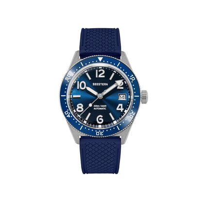 SEESTERN Diver Men's Watch Automatic Mechanical Wristwatches NH35 Movement Ceramic Bezel 20Bar Waterproof Sapphire Luminous S434-2