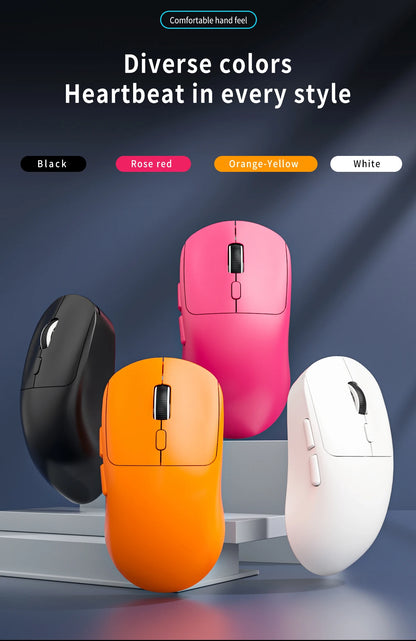 Геймърска Bluetooth мишка, презареждаема Gamer Paw3395, лека ергономична безжична мишка за Esport