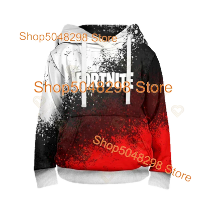 Sweatshirt com capuz para homem e mulher com estampado 3D Battle Royale Fortnite Victory — hoodie streetwear com capuz para rapazes e raparigas