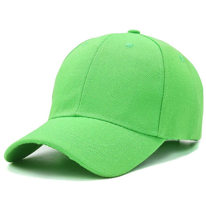 Unisex Cap Casual Plain Baseball Cap Adjustable Snapback Hats For Women Men Hip Hop Cap Street Dad Hat Simple Style Solid Color