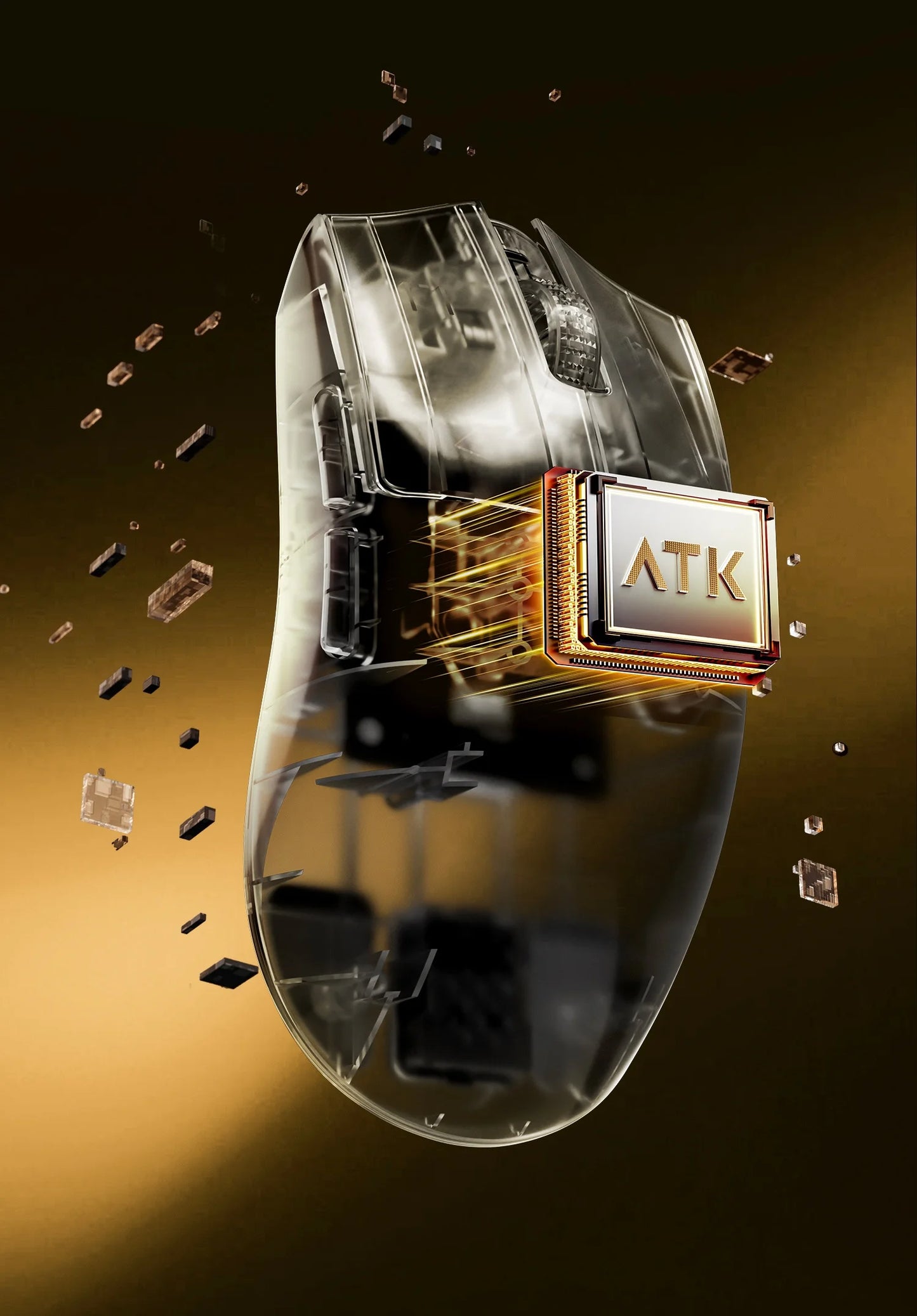 ATK X1 V2 Ultimate 2.0 Mouse Wireless Paw3950 Utrla 54g Lightweight 750ips 0.163ms Low Latency 650ips Gamer New Accessory Gifts