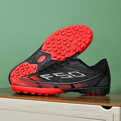 Nouvelles chaussures de football pour hommes, chaussures de futsal à cheville haute, respirantes, antidérapantes, de haute qualité, ultralégères, chaussures de sport, chaussures de match en plein air