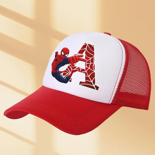 Spiderman Children Baseball Cap Kawaii Cartoon Printed Cap Boys Girls Outdoor Sports Sun Hat Adjustable Peaked Cap Kids Gifts