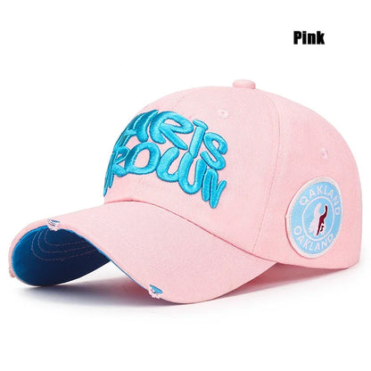 Mode, friluftsliv, sport, basebollkeps, unisex för män och kvinnor, universell bokstavsbroderi, justerbar snapback-keps