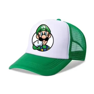 Mario Casual Baseball Sun Caps Action Universal Polyester Hat Children Truck Driver Items Adult Adjustable Anime Peripherals
