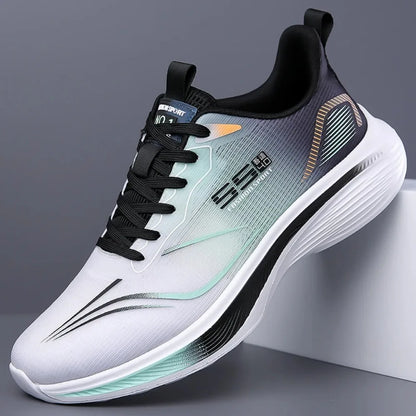 Carbonplaat marathonschoenen voor heren, casual sneakers met luchtkussen, luxe, comfortabel en lichtgewicht, sportieve hardloopschoenen voor heren