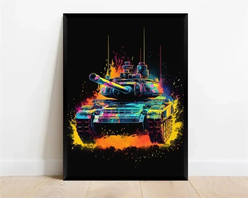 Pop Neon Video Game Character Poster Gamepad Headphones Football Basketball Canvas Print Wall Art Decor Gaming Room Decoration