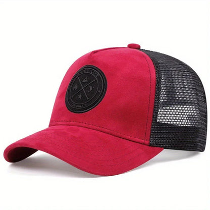 Unisex Fashion Cap ENJOY LIFE Letter Patch Baseball Caps Men Women Suede Trucker Hat