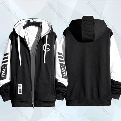 Anime Link Click Charles Lucas Same Coat Hoodies Cosplay Costume Sweatshirts Man Hoodie Women Man Clothing Men's Sweatshirts
